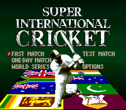 Super International Cricket - SNES