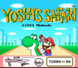 Yoshi's Safari - SNES