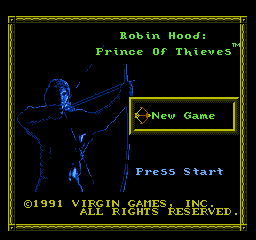 Robin Hood: Prince of Thieves - NES