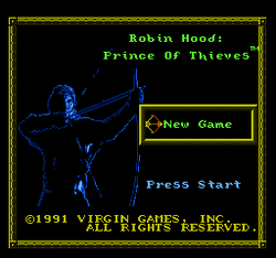 Robin Hood: Prince of Thieves - NES