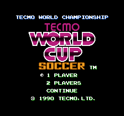 Tecmo World Cup Soccer - NES