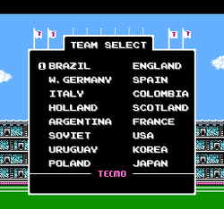 Tecmo World Cup Soccer - NES