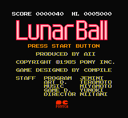 Lunar Pool - NES