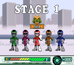 GekisÅ Sentai Carranger: Zenkai! Racer Senshi - SNES