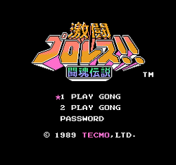 Tecmo World Wrestling - NES