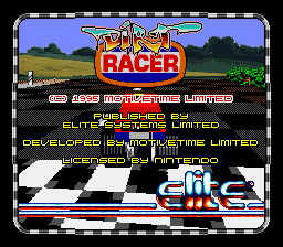 Dirt Racer - SNES