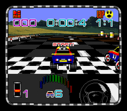 Dirt Racer - SNES