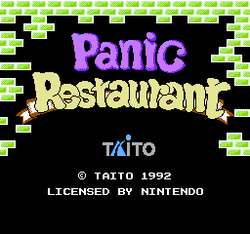 Panic Restaurant - NES