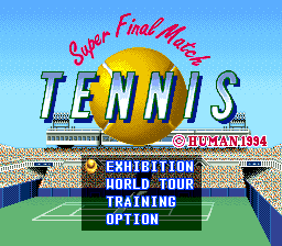 Super Final Match Tennis - SNES