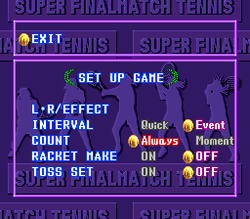 Super Final Match Tennis - SNES