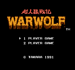 Werewolf: The Last Warrior - NES