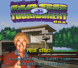Jimmy Houston's Bass Tournament U.S.A. - SNES