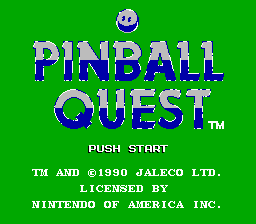 Pinball Quest - NES