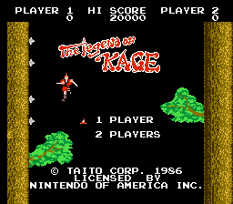 The Legend of Kage - NES