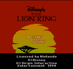 Disney's The Lion King - NES