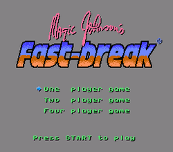 Magic Johnson's Fast Break - NES