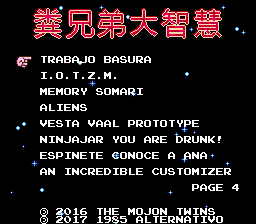 Mojon Twins Gran SabidurÃ­a: 31 in 1 Real Games - NES