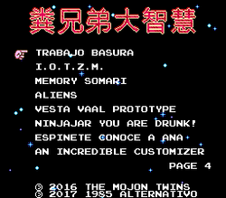 Mojon Twins Gran SabidurÃ­a: 31 in 1 Real Games - NES