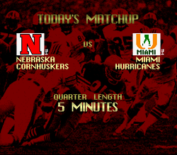 NCAA Football - SNES
