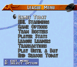 NHL 96 - SNES