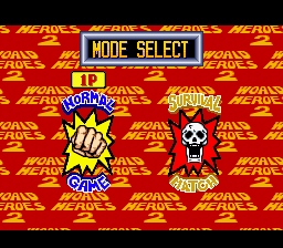 World Heroes 2 - SNES