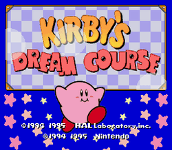 Kirby's Dream Course - SNES