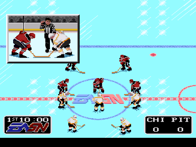 NHLPA Hockey '93 - SNES