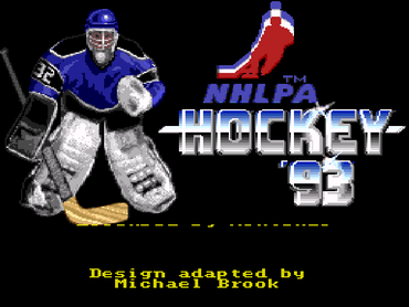 NHLPA Hockey '93 - SNES