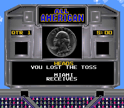 All-American Championship Football - SNES