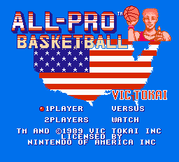 All-Pro Basketball - NES