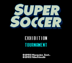 Super Soccer - SNES