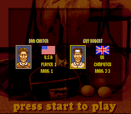 Davis Cup Tennis - SNES
