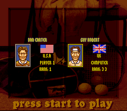 Davis Cup Tennis - SNES