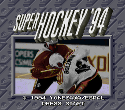Super Ice Hockey - SNES