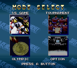 Super Ice Hockey - SNES