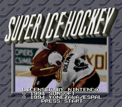 Super Ice Hockey - SNES