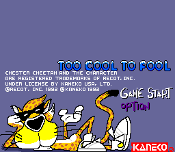 Chester Cheetah: Too Cool to Fool - SNES