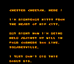 Chester Cheetah: Too Cool to Fool - SNES