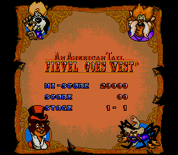 An American Tail: Fievel Goes West - SNES
