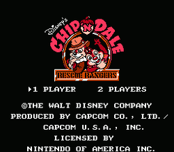 Disney's Chip 'n Dale: Rescue Rangers - NES