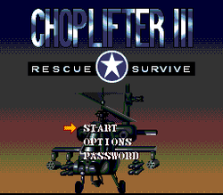 Choplifter III: Rescue Survive - SNES