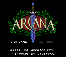Arcana - SNES