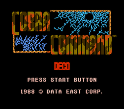 Cobra Command - NES