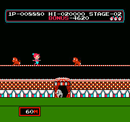 Circus Charlie - NES