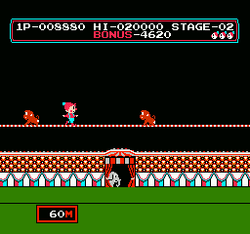 Circus Charlie - NES