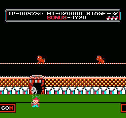 Circus Charlie - NES