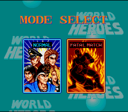 World Heroes - SNES