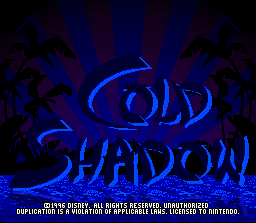 Maui Mallard in Cold Shadow - SNES