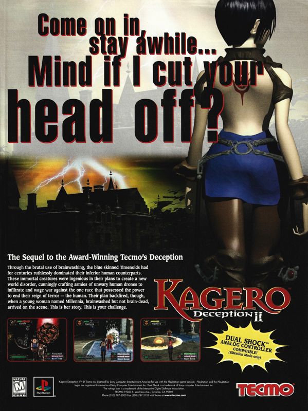 Kagero: Deception II - PS3