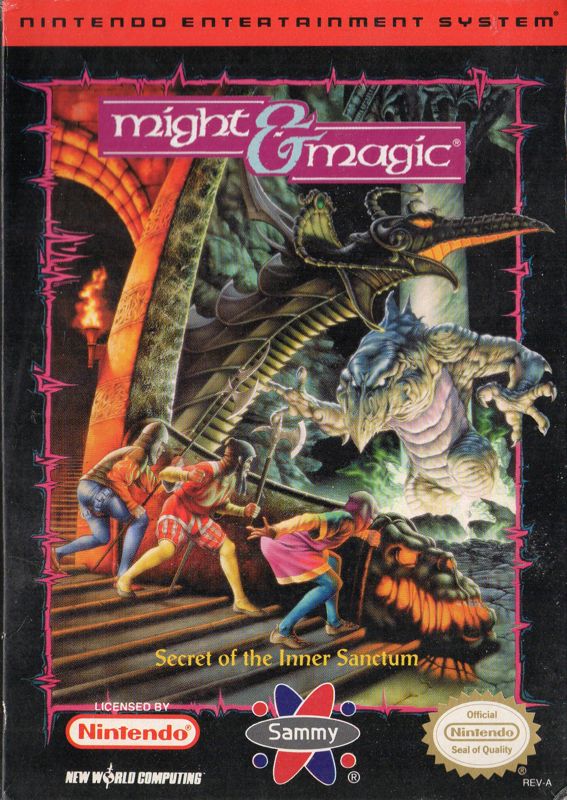Might and Magic: Book One - Secret of the Inner Sanctum - NES